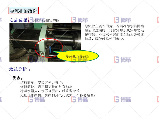 導流孔的改造 印刷行業簡易自動化LCIA案例 項目實施成果及效益分析 導流孔的改造