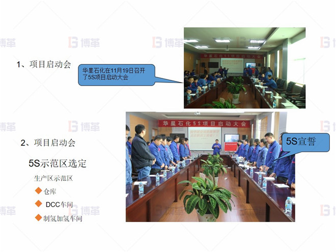 某化工廠生產區5S改善案例 項目啟動
